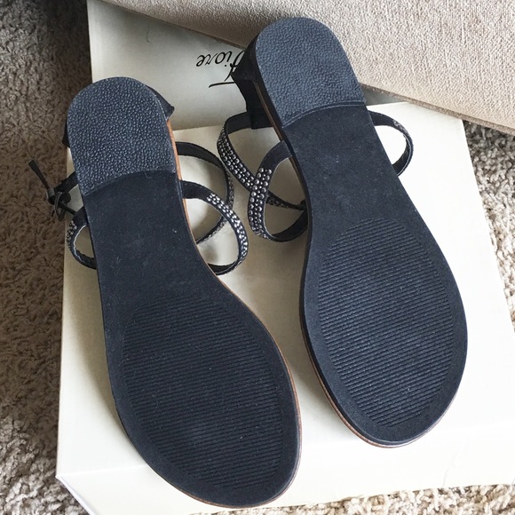 Rhinestone Strappy Sandals - Picture 5 of 6